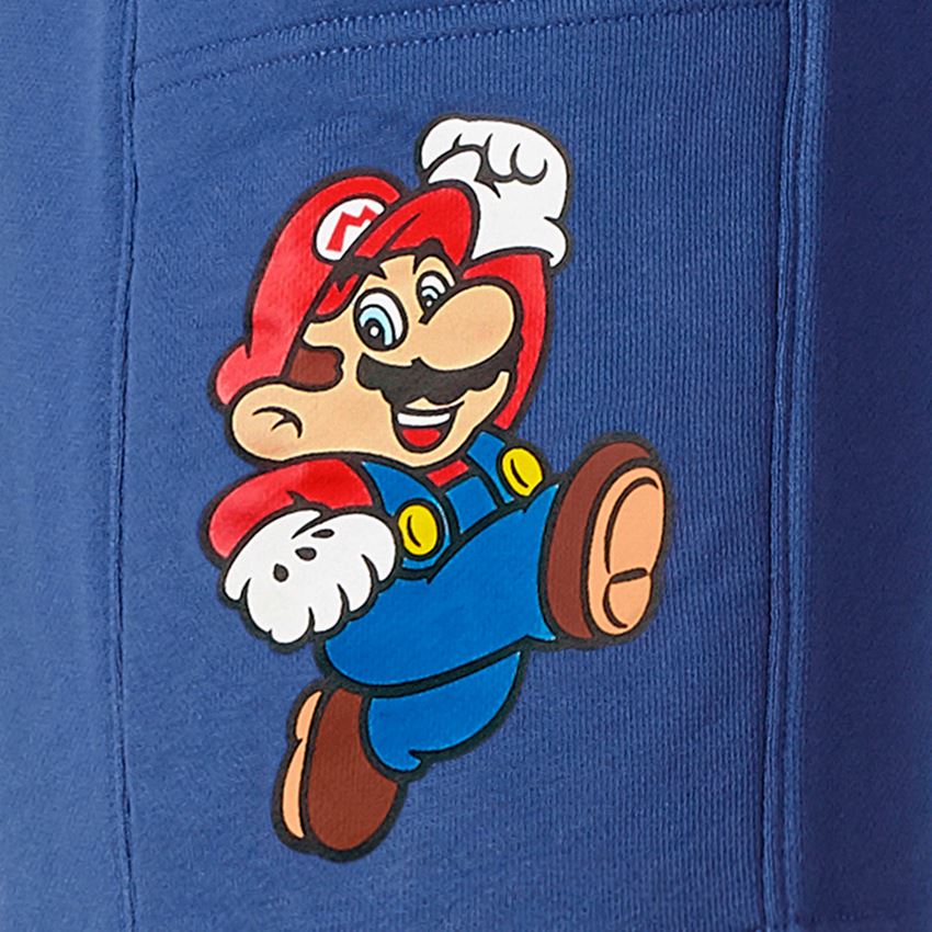 Collaborations: Super Mario Sweat short + bleu alcalin 2