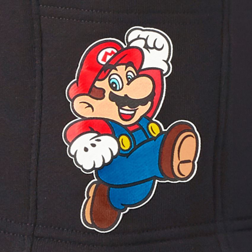 Collaborations: Super Mario Sweat short, enfants + noir 2