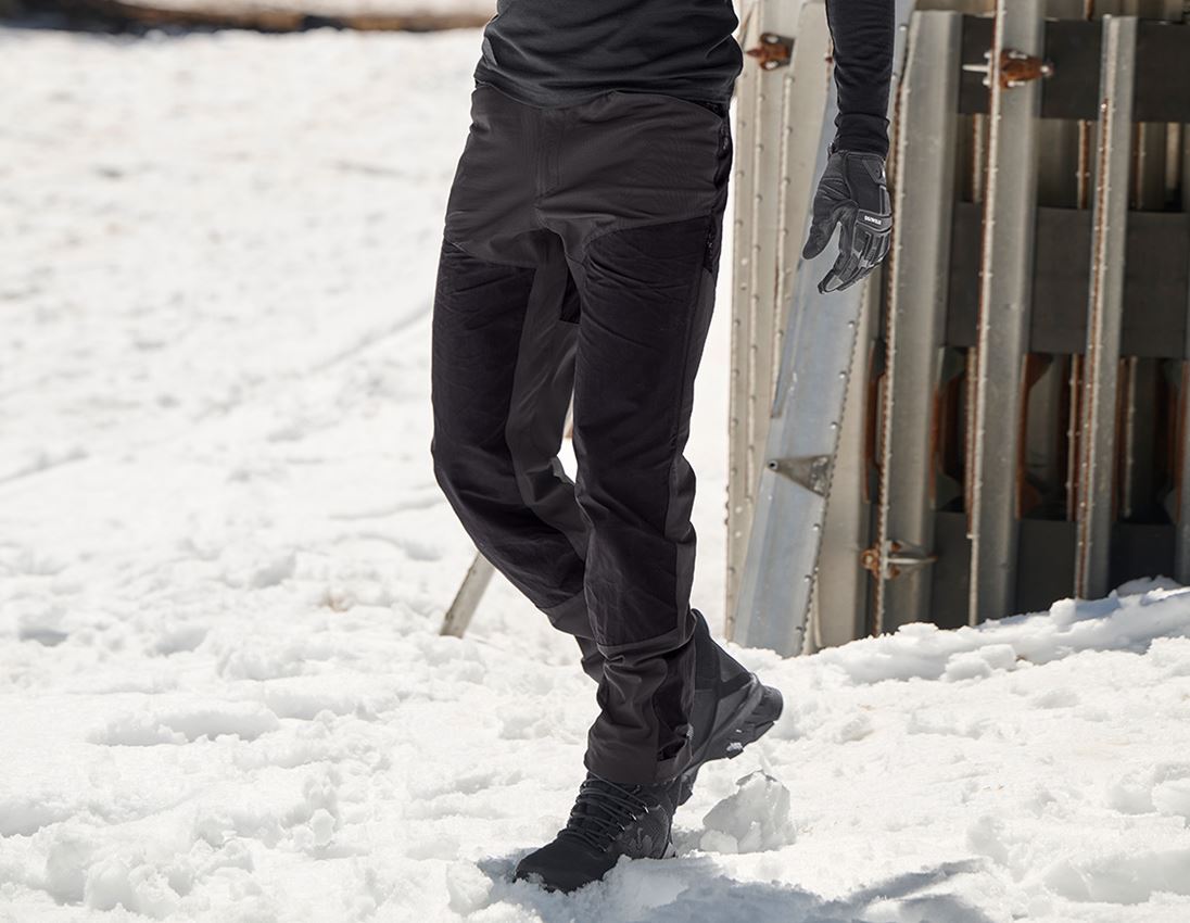 Work Trousers: Hybrid functional trousers e.s.trail + black