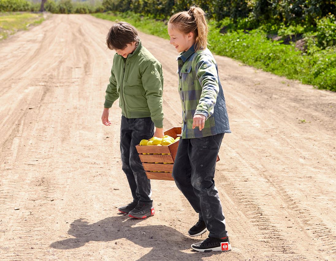 Pantalons: Pantalon à taille élastique e.s.iconic, enfants + noir 6