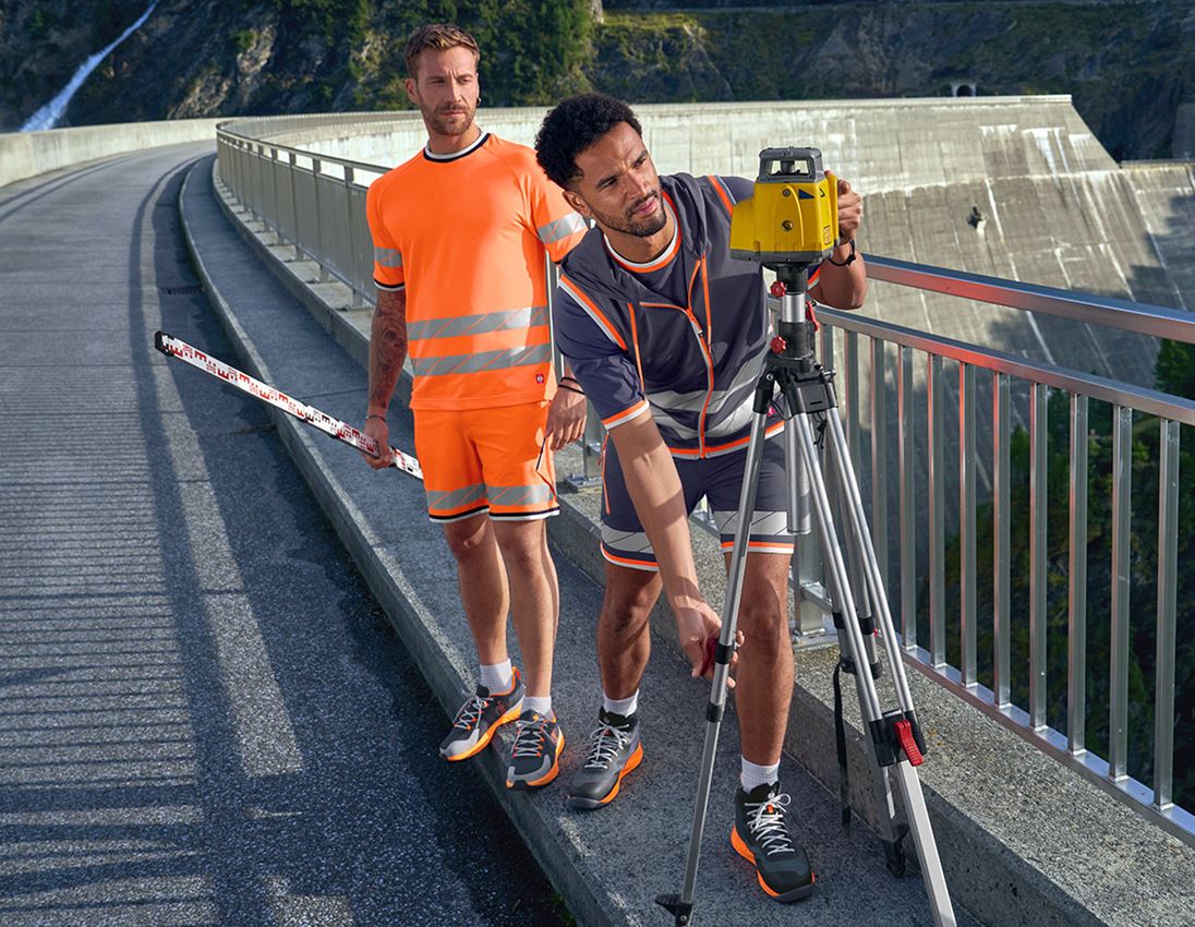 Shirts, Pullover & more: High-vis functional t-shirt e.s.ambition + high-vis orange/navy 5