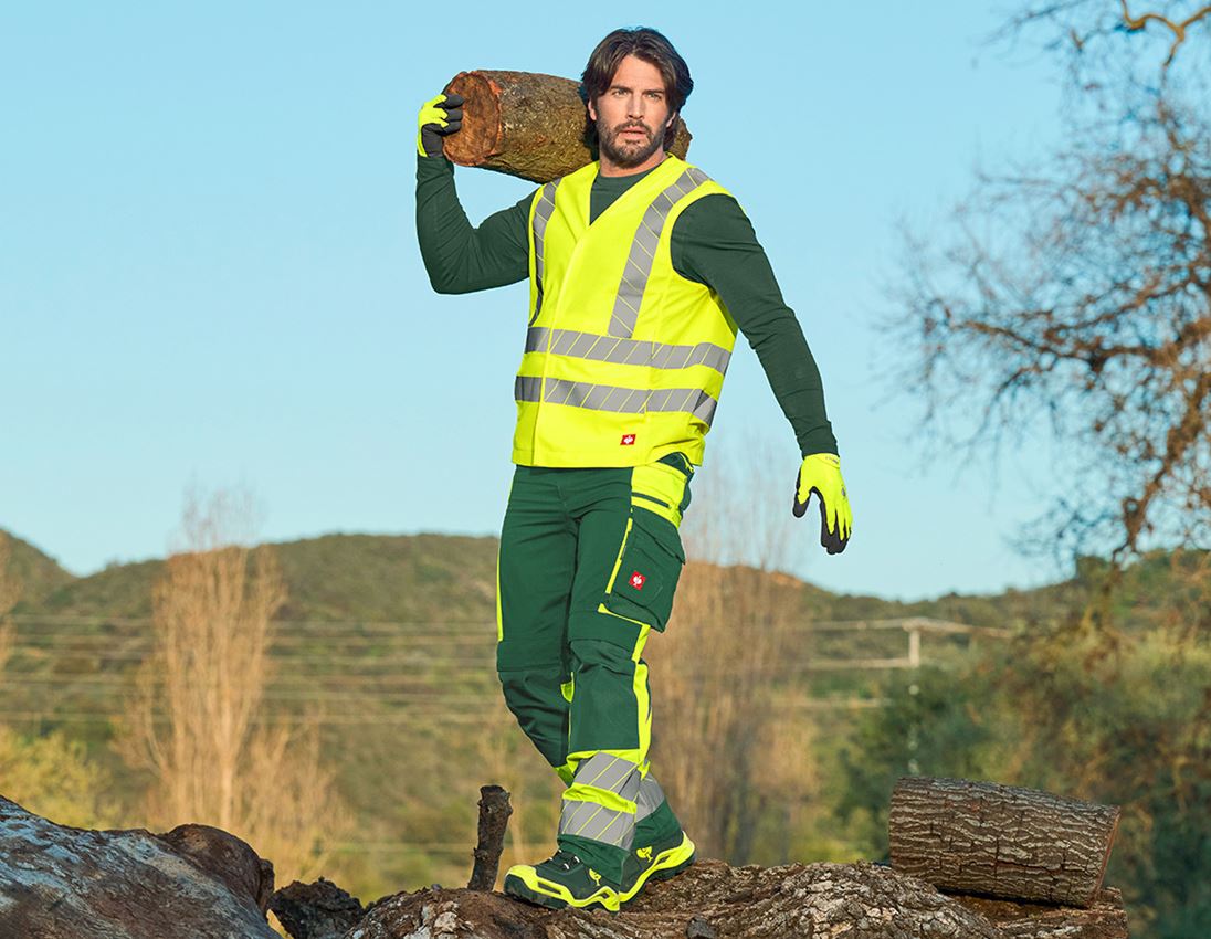 Work Body Warmer: High-vis bodywarmer e.s.motion 24/7 uni + high-vis yellow 4