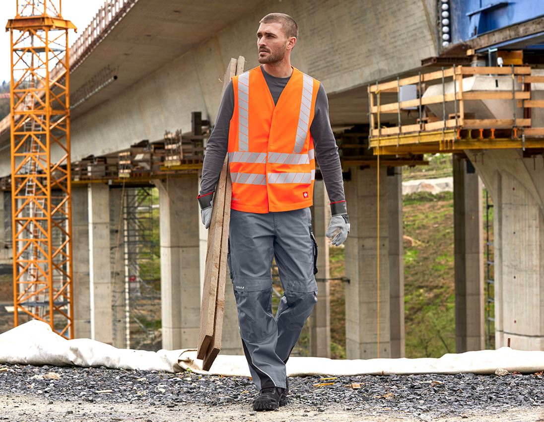 Thèmes: Gilet de signalisation e.s.motion 24/7 uni + orange fluo 2