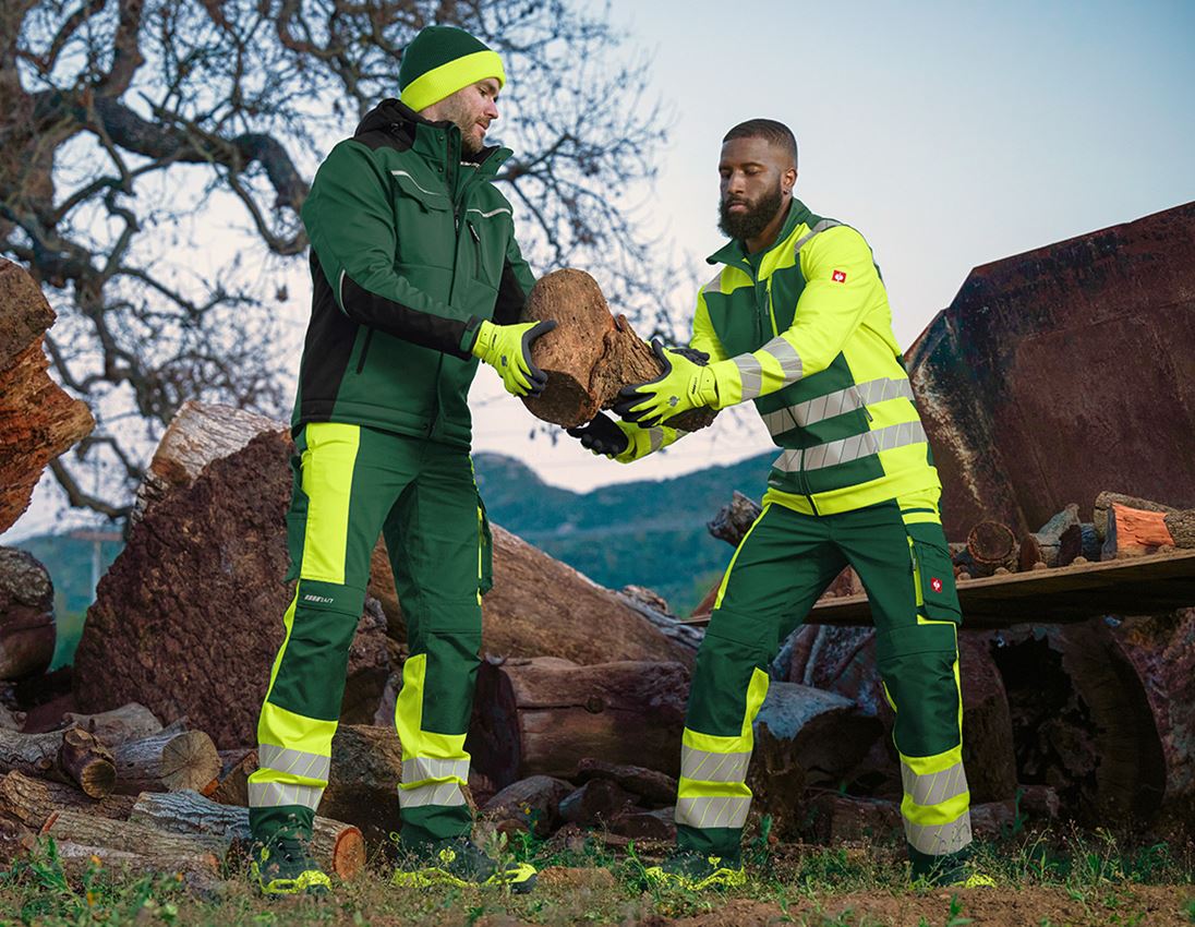 Topics: High-vis trousers e.s.motion 24/7 + green/high-vis yellow 11