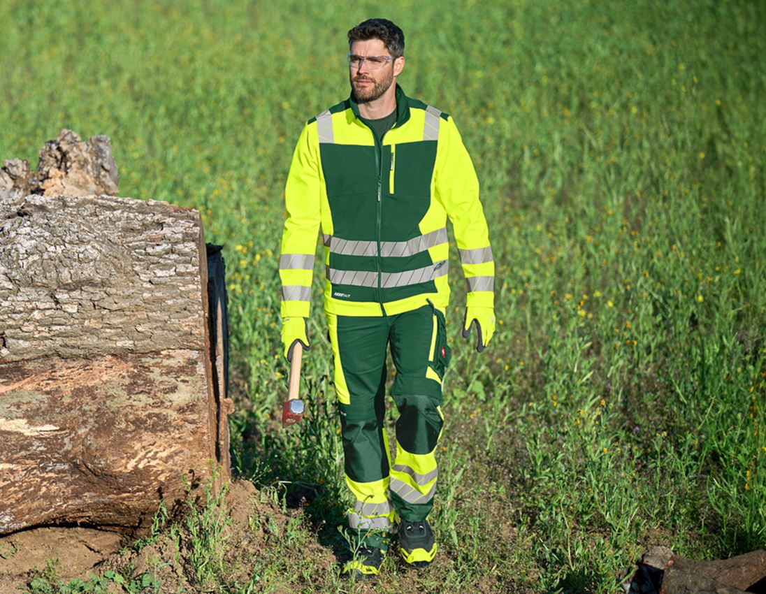 Topics: High-vis trousers e.s.motion 24/7 + green/high-vis yellow 3