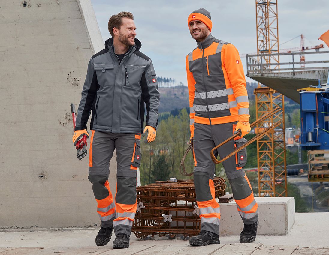 Topics: High-vis trousers e.s.motion 24/7 + anthracite/high-vis orange 6