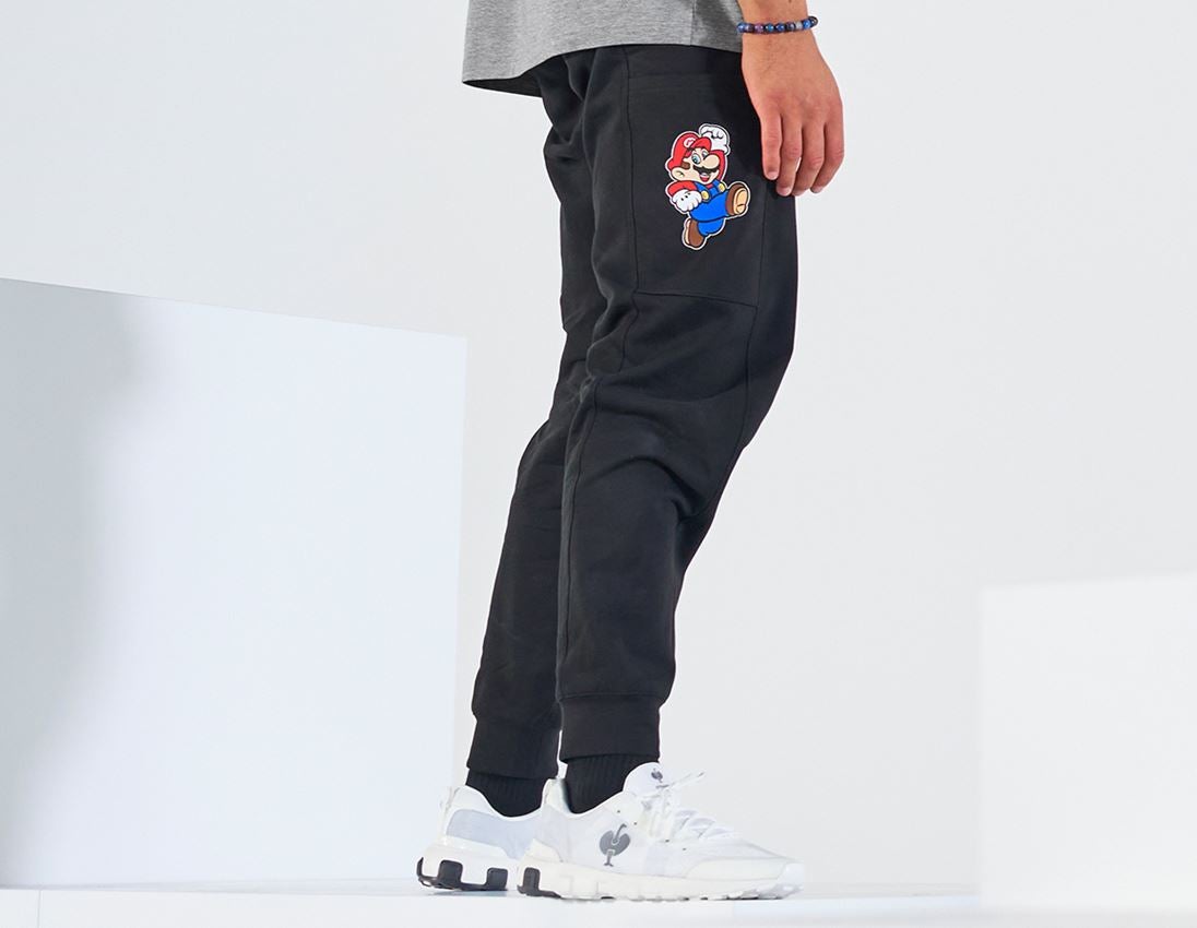 Collaborations: Super Mario Sweatpants, men's + black