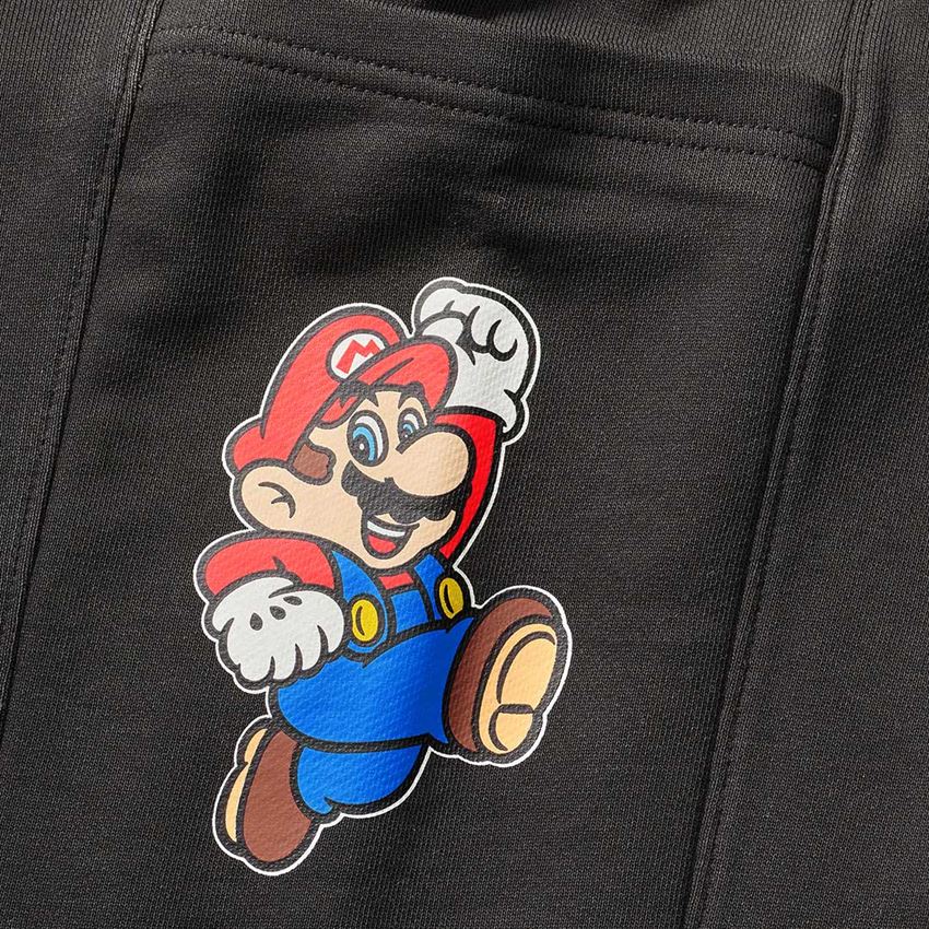 Collaborations: Super Mario Pantalon sweat, femmes + noir 2