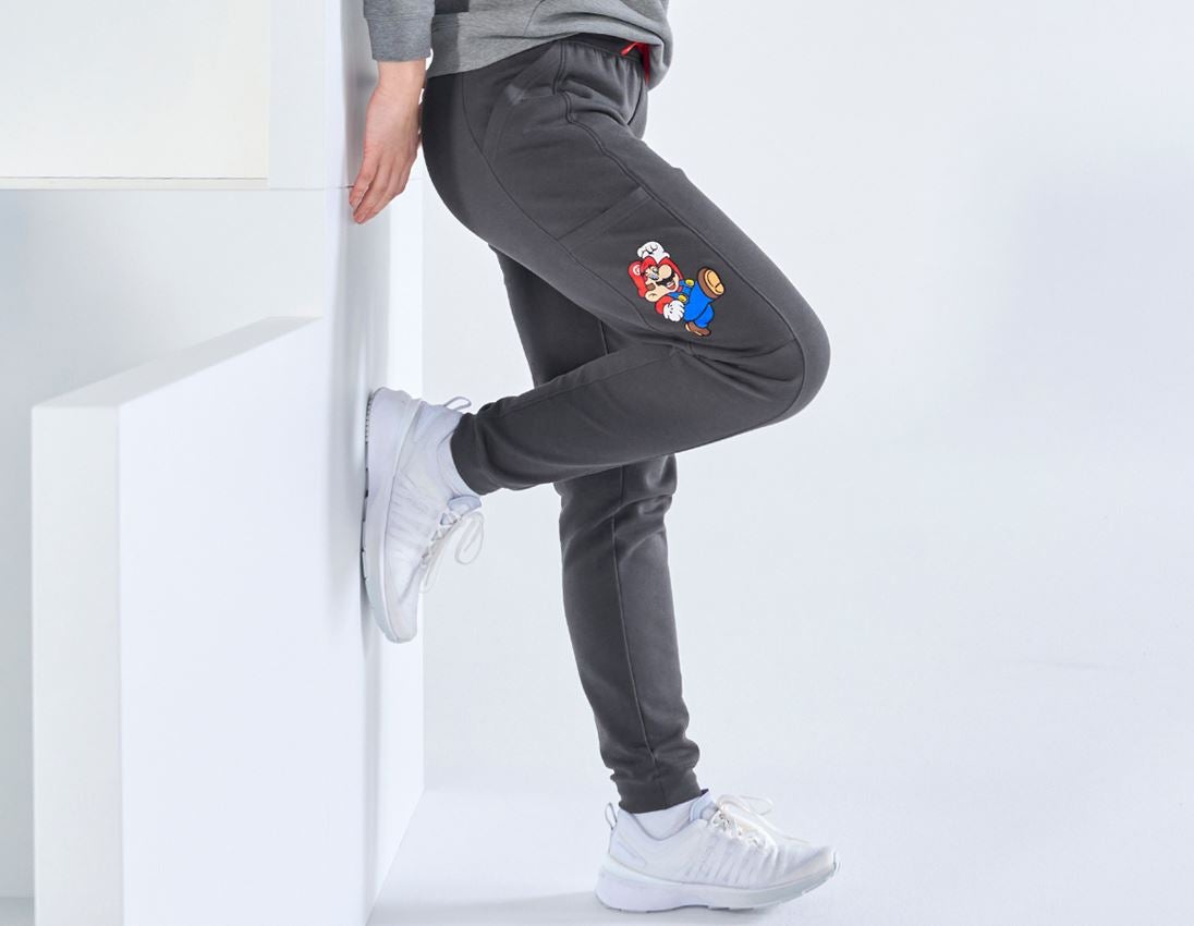 Collaborations: Super Mario Sweatpants, ladies' + anthracite