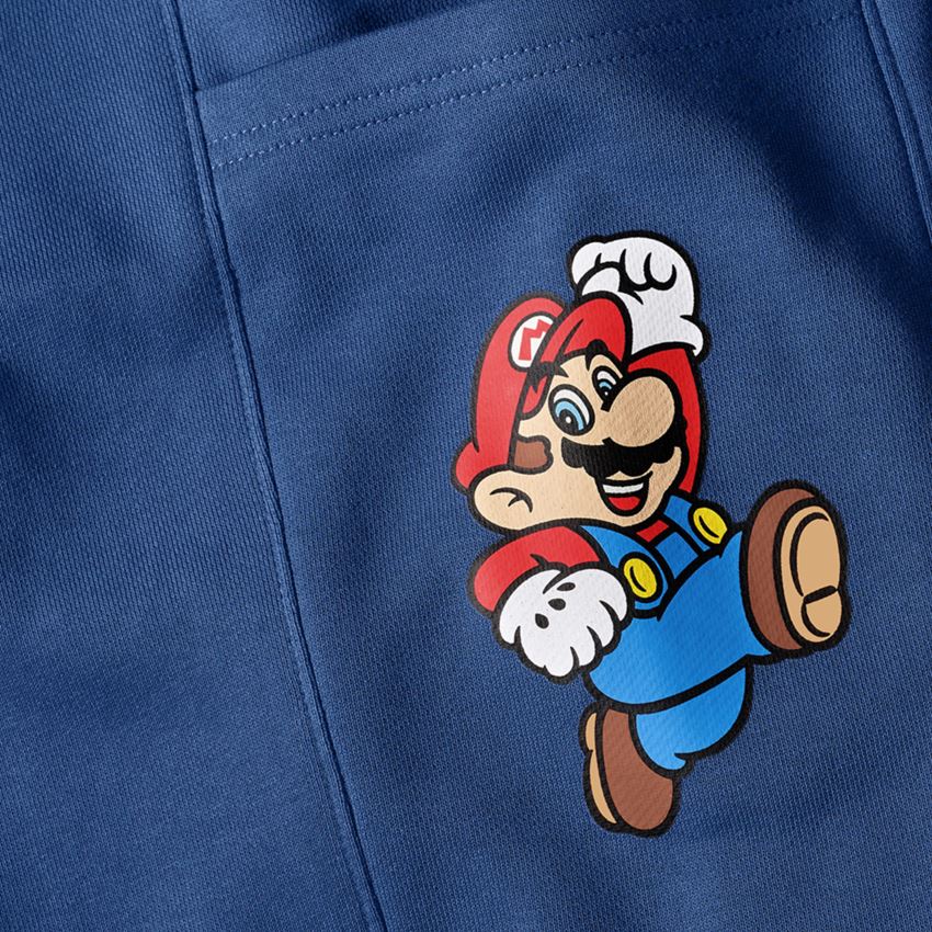 Collaborations: Super Mario Pantalon sweat, enfants + bleu alcalin 2