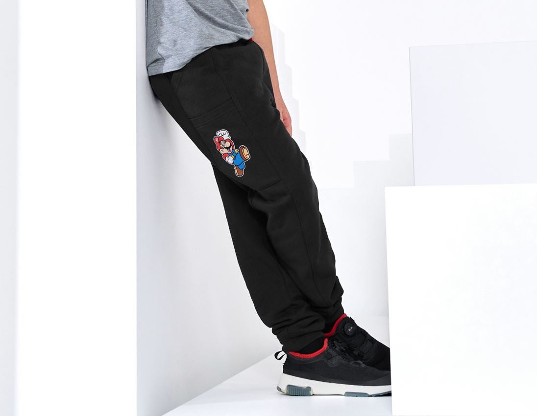 Collaborations: Super Mario Sweatpants, children's + black