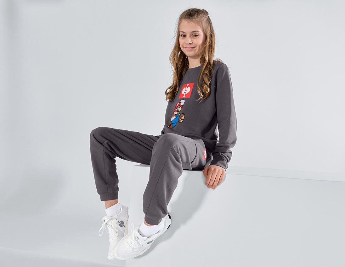 Collaborations: Super Mario Sweatpants, children's + anthracite