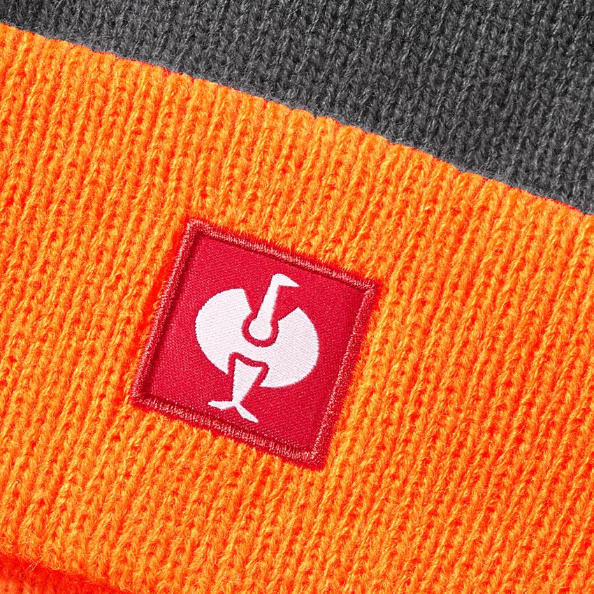 Accessories: Knitted cap e.s.motion 24/7 + anthracite/high-vis orange 2