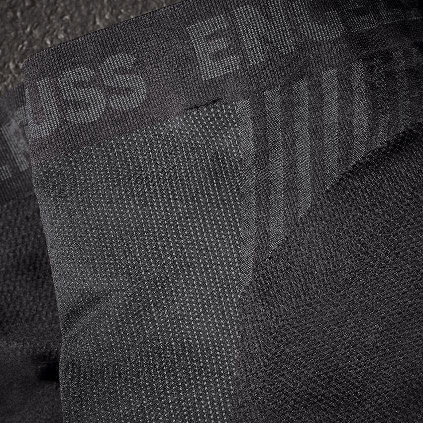 Sous-vêtements | Vêtements thermiques: Fonction-Long Pants e.s.trail seamless-warm + noir/gris basalte 2