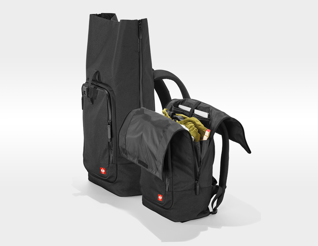 Accessories: Rolltop backpack e.s.work&travel + black 3