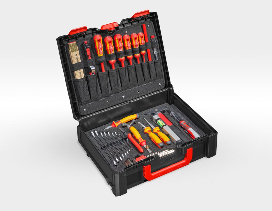 Outils: Jeu d'outils STRAUSSbox 145 électrique