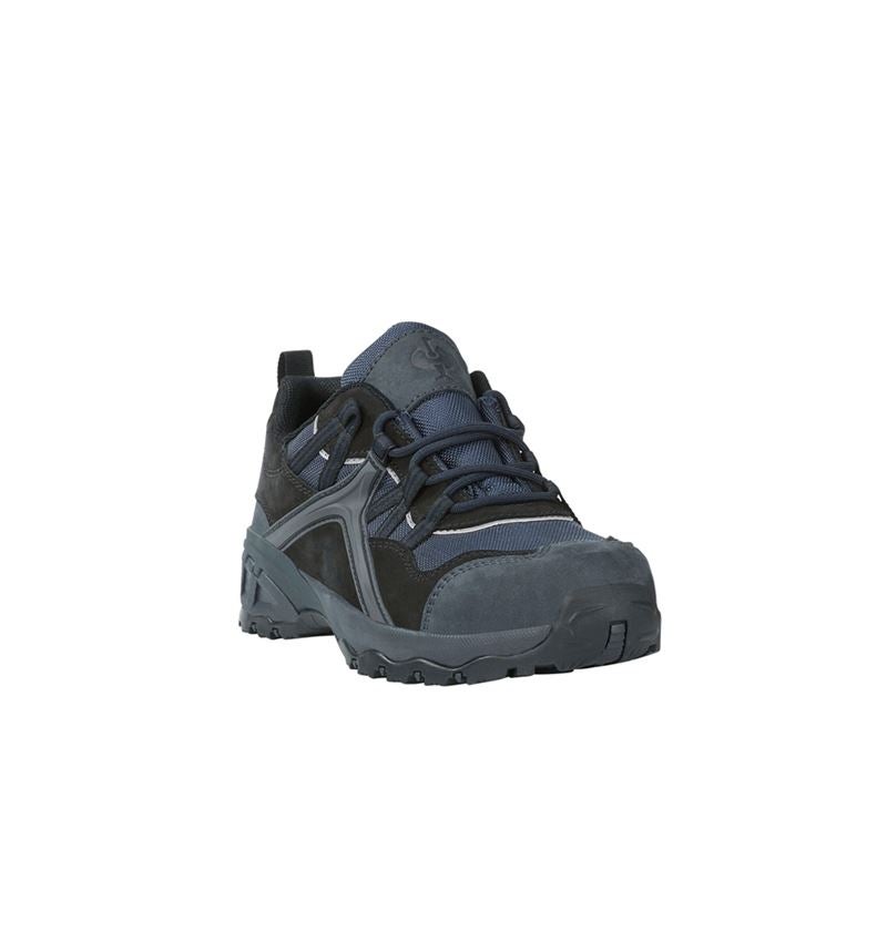 Safety Trainers: e.s. S1 Safety shoes Pallas low + black/sapphire 3