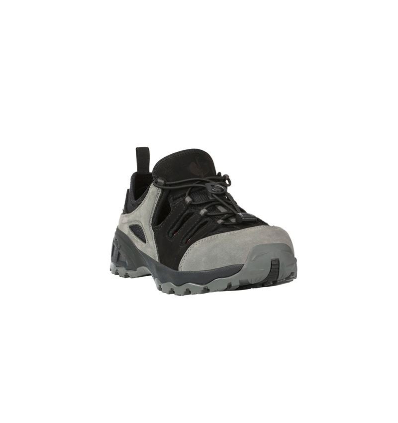 Safety Trainers: e.s. S1 Safety sandals Pallas + cement/black 2