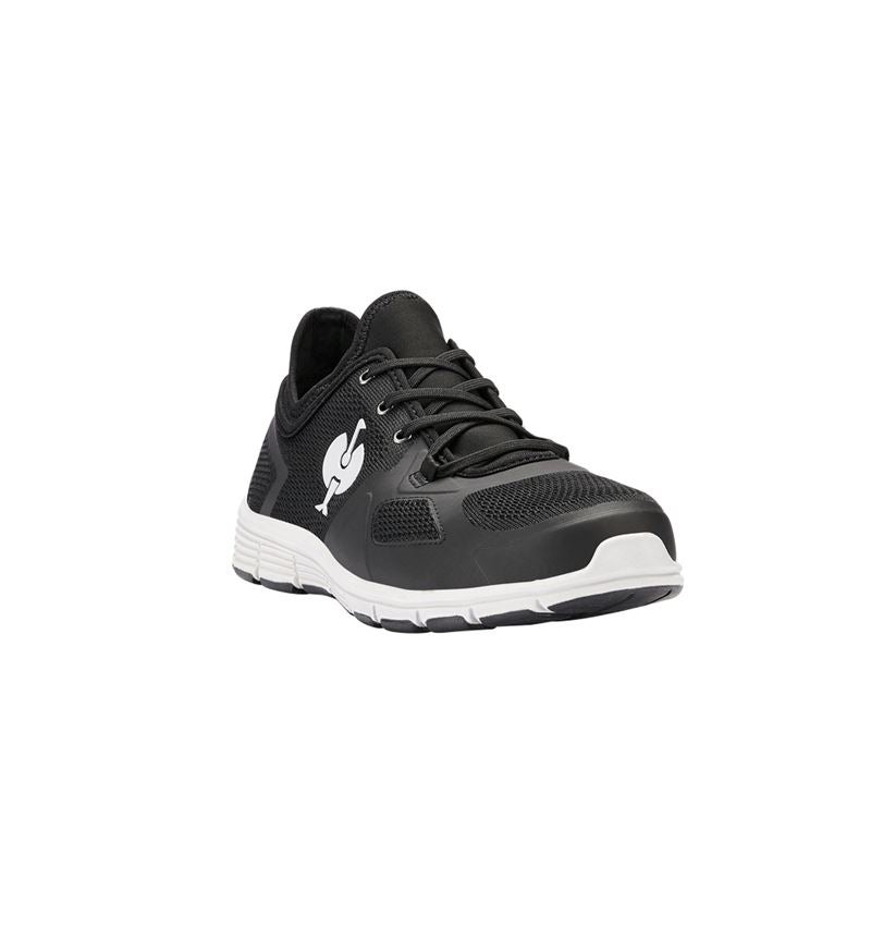 Safety Trainers: S1 Safety shoes e.s. Manda + black/silver 3