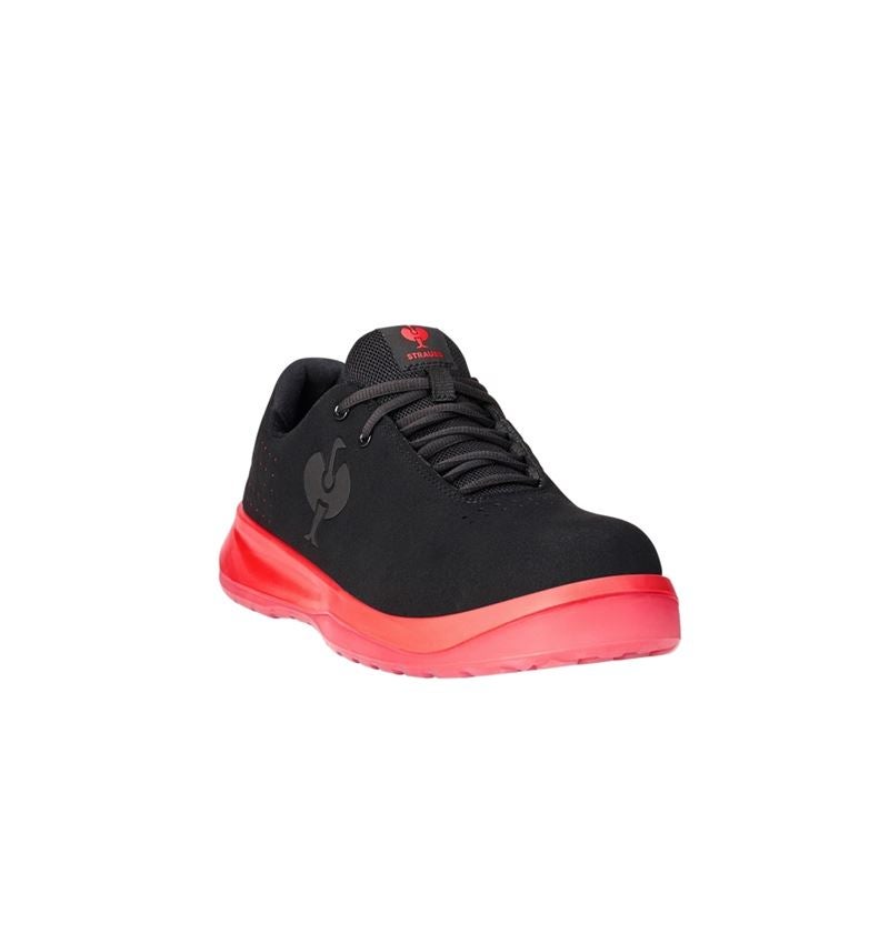 S1P: S1P Chaussures basses de sécurité e.s. Banco low + noir/rouge solaire 2