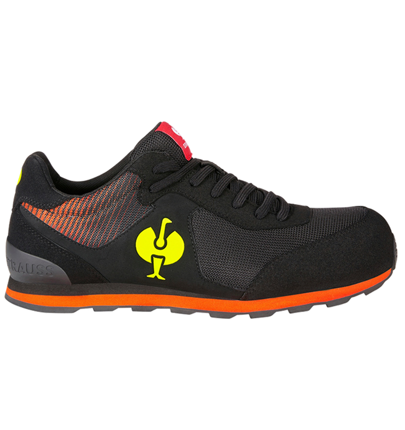 S1: S1 Chaussures basses de sécurité e.s. Sirius II + noir/jaune fluo/rouge 1