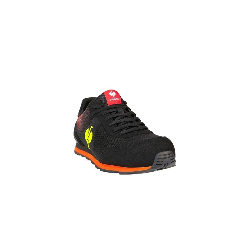 S1: S1 Chaussures basses de sécurité e.s. Sirius II + noir/jaune fluo/rouge 2