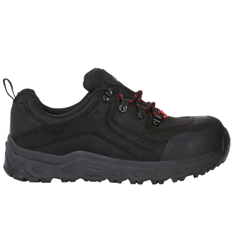 Safety Trainers: e.s. S3 Chaussures basses de sécurité Siom-x12 low + noir 2