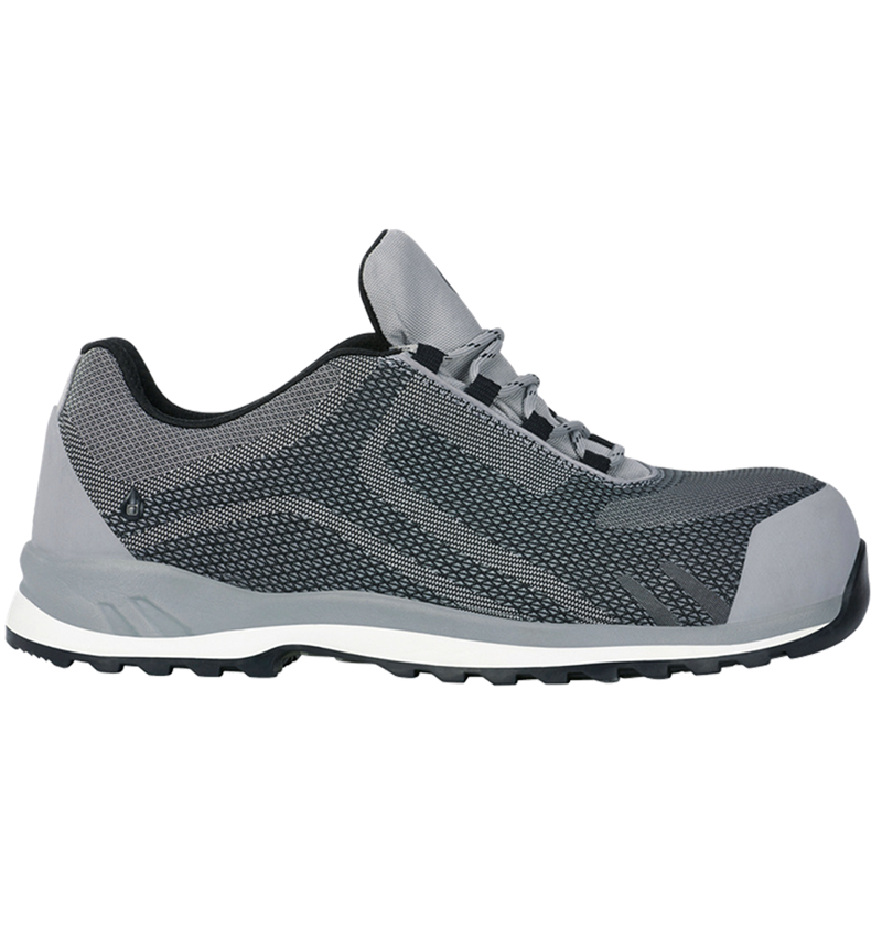 Safety Trainers: e.s. S3 Safety shoes Zardik low + white/platinum 1