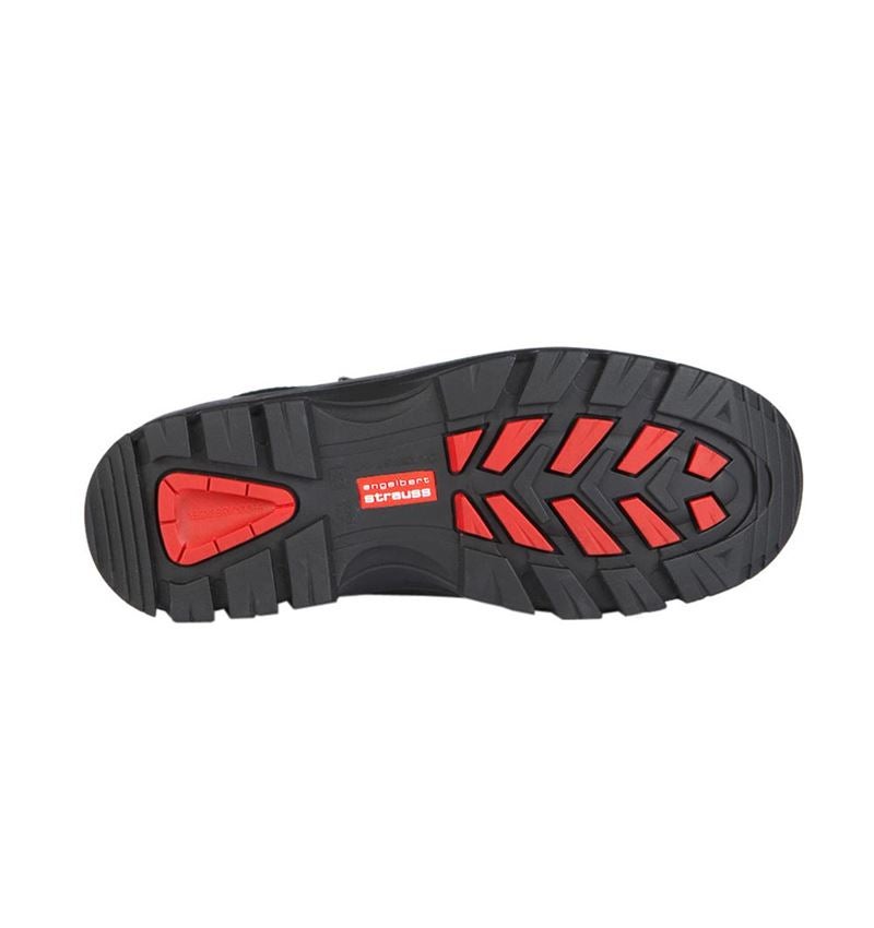 Charpentier / Couvreur_Chaussures: S3 Chaussures hautes de sécurité David + noir/rouge 2