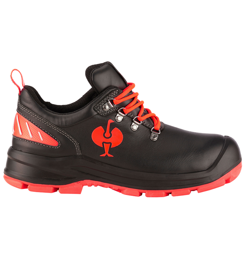 S3: S3 Safety shoes e.s. Umbriel II low + black/high-vis red 1