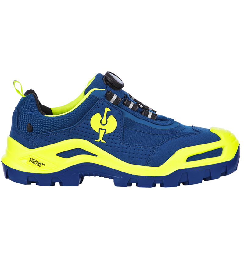 Chaussures: S3 Chaussures hautes de sécurité e.s.Kastra II low + bleu royal/jaune fluo 2