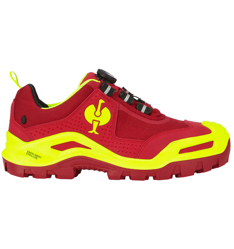 S3: S3 Chaussures hautes de sécurité e.s.Kastra II low + rouge/jaune fluo 3