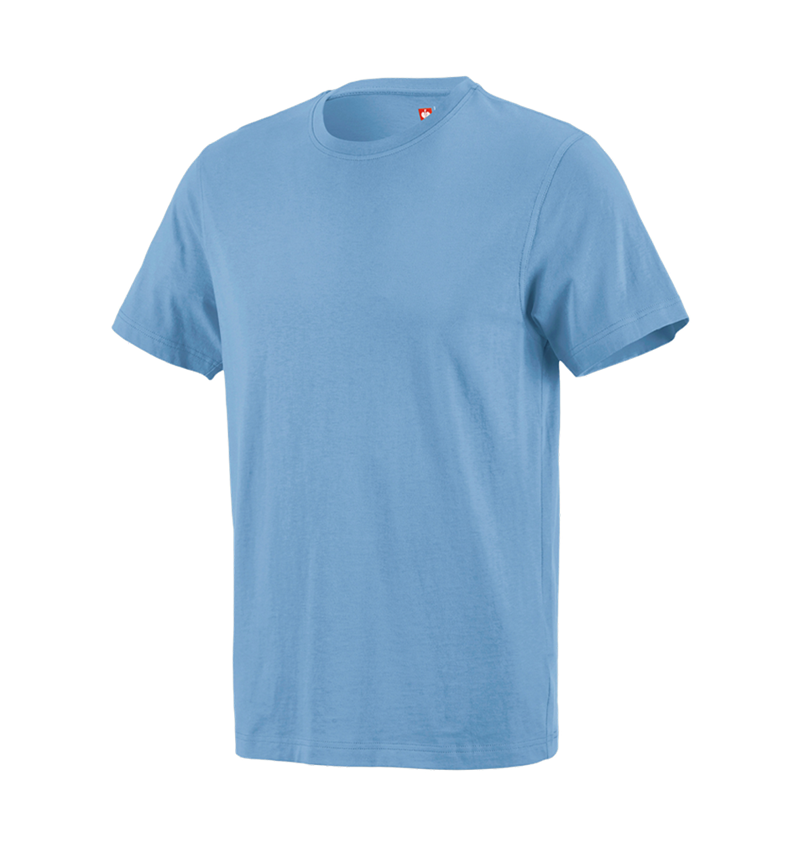 Installateurs / Plombier: e.s. T-shirt cotton + bleu azur