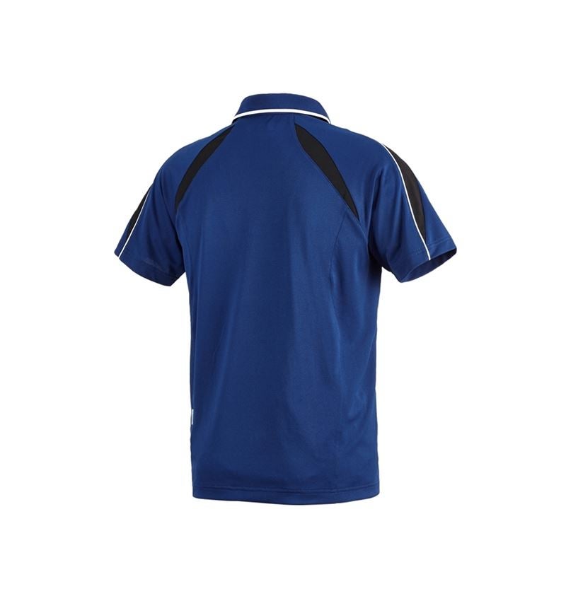 Hauts: e.s. Polo-shirt fonctionnel poly Silverfresh + bleu royal/noir 3