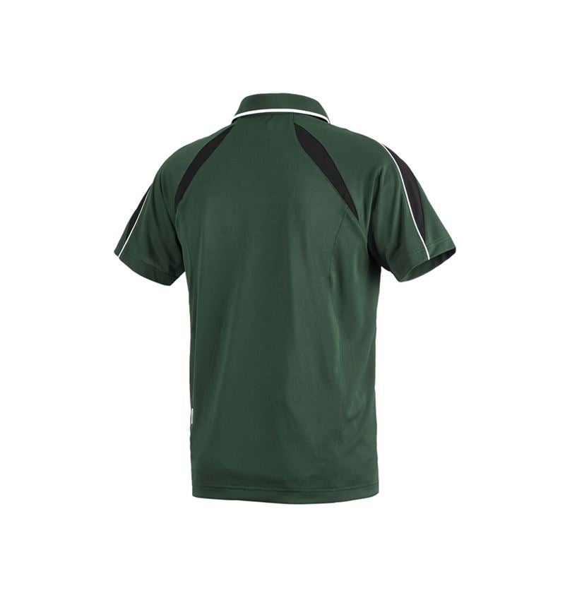 Shirts, Pullover & more: e.s. Functional polo-shirt poly Silverfresh + green/black 3