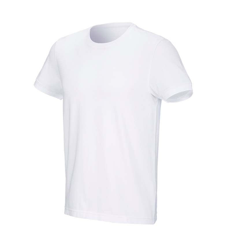 Installateurs / Plombier: e.s. T-Shirt cotton stretch + blanc 3