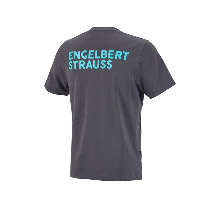 Hauts: T-Shirt e.s.trail graphic + noir/anthracite/lapis turquoise 3