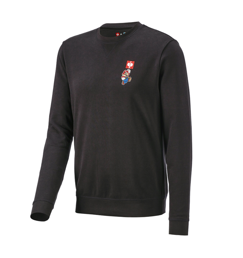 Collaborations: Super Mario Sweatshirt, hommes + noir 2