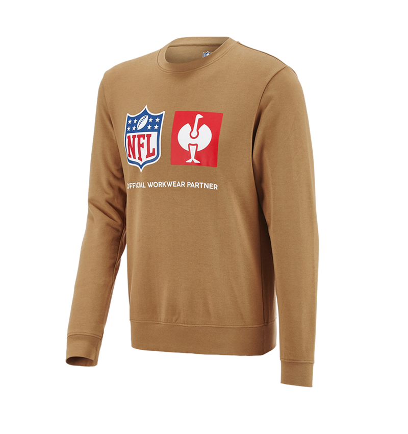 Collaborations: NFL Sweatshirt cotton + almondbrown 3