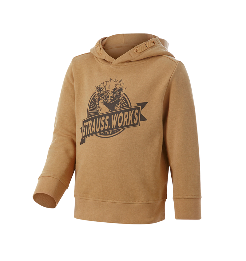 Shirts, Pullover & more: Hoody sweatshirt e.s.iconic works, children's + almondbrown 4