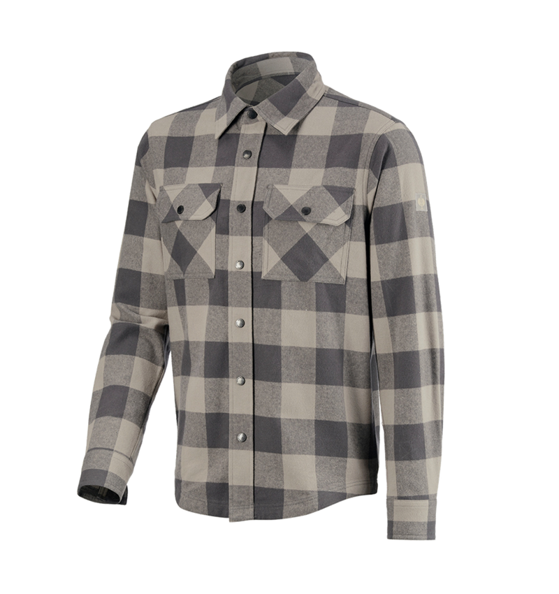 Topics: Check shirt e.s.iconic + dolphingrey/carbongrey 3