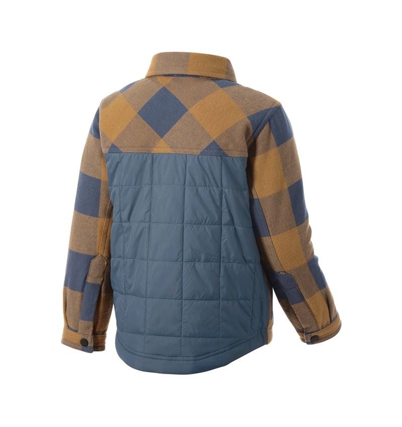 Shirts, Pullover & more: Allseason check shirt e.s.iconic, children's + almondbrown/oxidblue 5