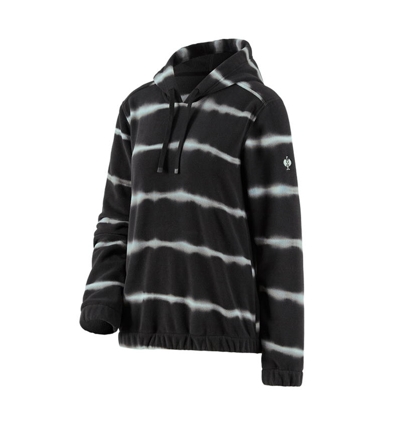 Shirts, Pullover & more: Fleece hoody tie-dye e.s.motion ten, ladies' + oxidblack/magneticgrey
