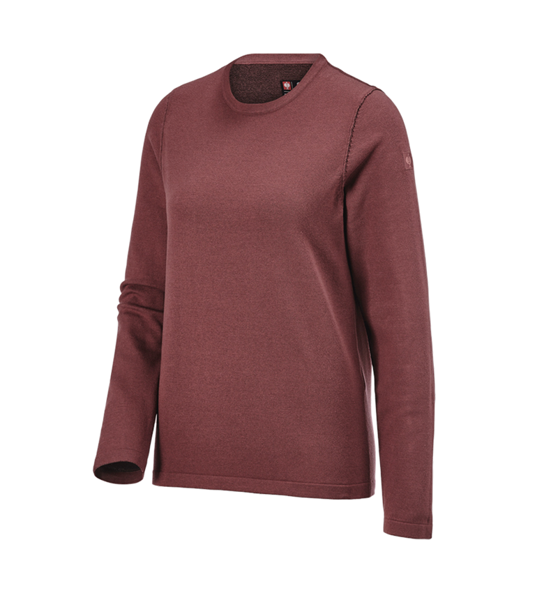 Shirts, Pullover & more: Knitted pullover e.s.iconic, ladies' + oxidred 7