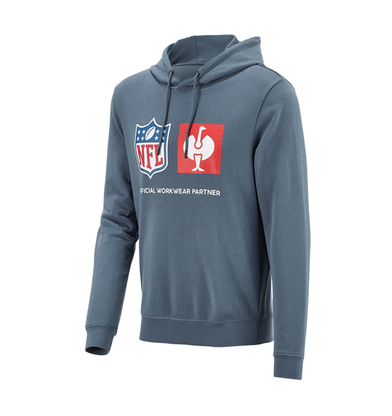 NFL Hoodie cotton oxidblue Strauss