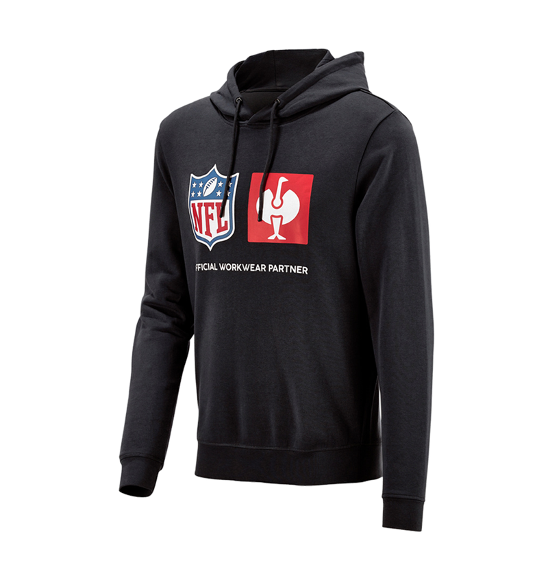 NFL Hoodie cotton black Strauss