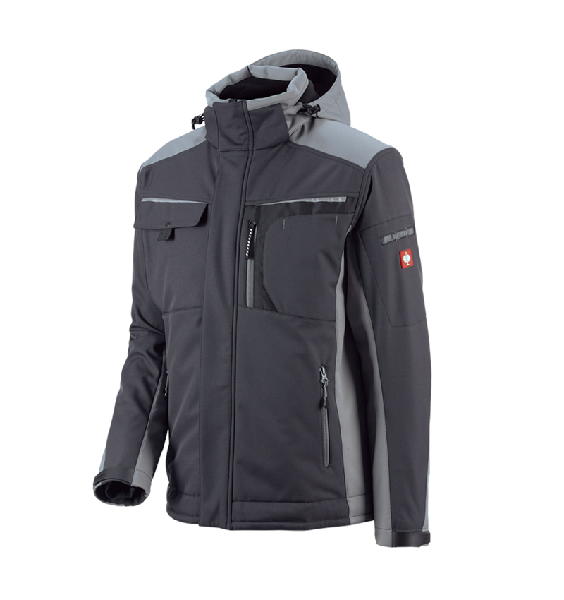 Gardening / Forestry / Farming: Softshell jacket e.s.motion + graphite/cement 2