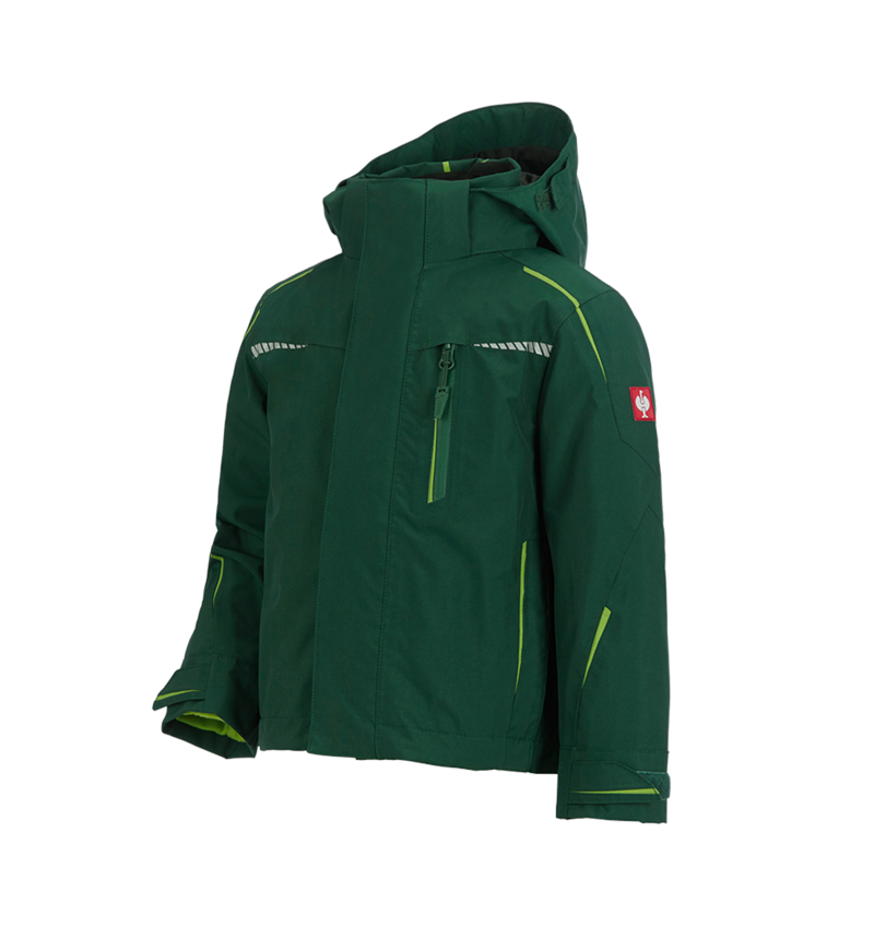 Cold: 3 in 1 functional jacket e.s.motion 2020,  childr. + green/seagreen 2