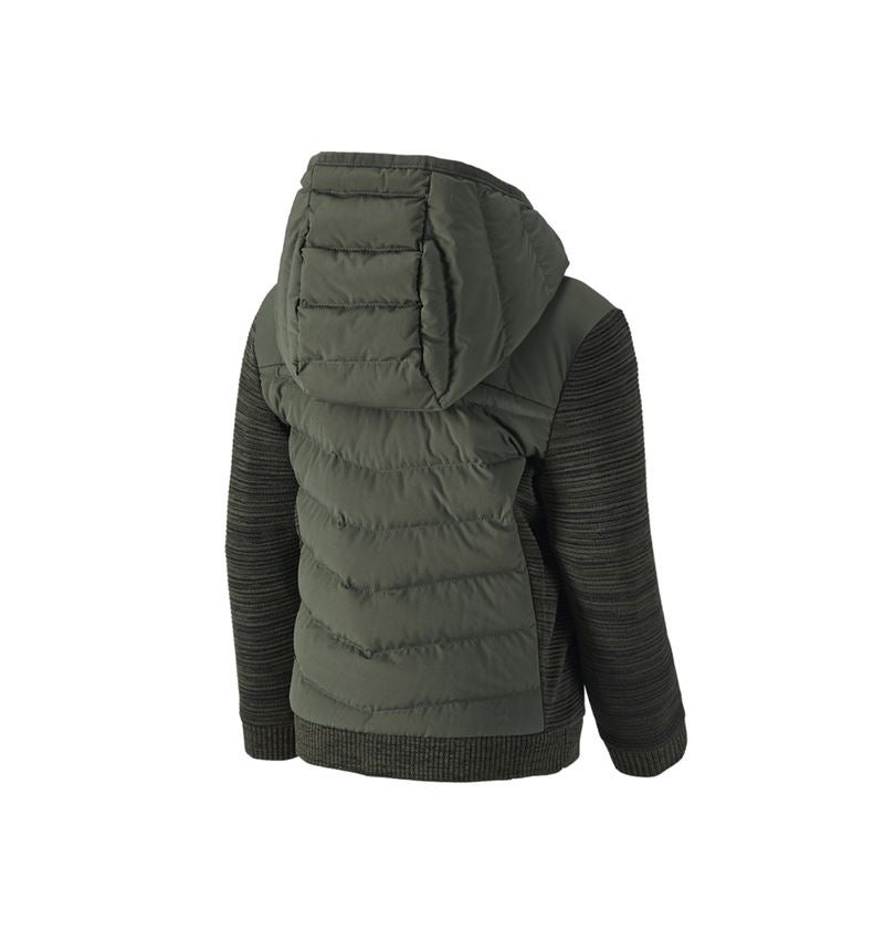 Thèmes: Veste en tricot à capuche hybride e.s.motion ten + vert camouflage mélange 2