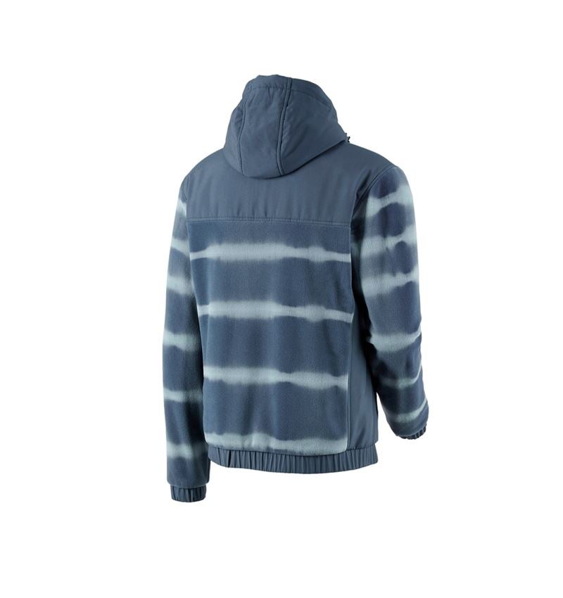 Topics: Hybrid fleece hoody jacket tie-dye e.s.motion ten + slateblue/smokeblue 4